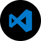 Logo del editor de codigo Visual Studio Code
